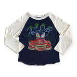 Rowdy Sprout Beach Boys '83 l/s Raglan Tee ~ Vintage Black/Vintage White