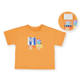 Mayoral Baby Boy Happy Doggy Ice Cream Truck Tee & Shorts Set ~ Tangerine/Multi