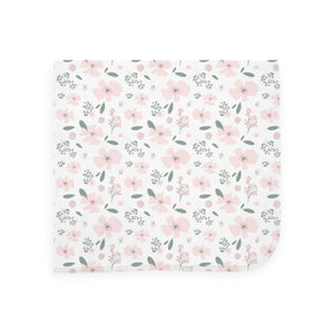 Coccoli Cotton Modal Blanket ~ Cream Floral