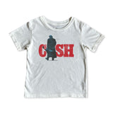 Rowdy Sprout Baby Johnny Cash Silhouette s/s Tee ~ Vintage White