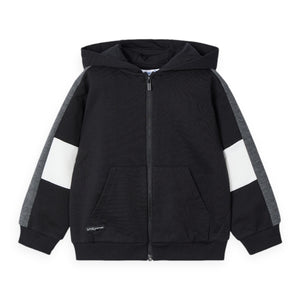 Mayoral Boys Zip Hoodie & 2 Sweatpants Set ~ Black