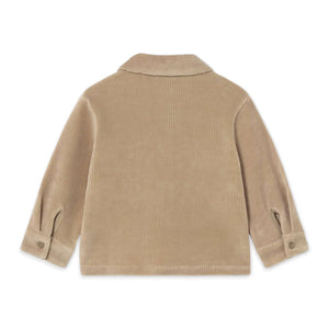 Mayoral Baby Boy Ribbed Velour Overshirt ~ Hazelnut