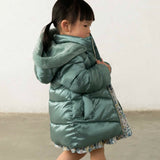 Mayoral Baby Girl Long Puffer Coat ~ Bayleaf