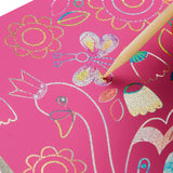 Mudpuppy Unicorn Glam Scratch Magic Scratch & Sparkle Art Kit