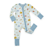 Angel Dear 2 Way Zipper Romper ~ Inky Ocean