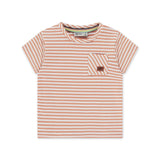 Babyface Baby Boy s/s Pocket T-Shirt ~ Orange Stripe