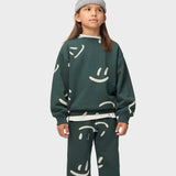 Molo Monti Sweatshirt & Adan Sweatpants Set ~ Big Smiles Taxus