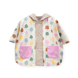 7am Rainwear Rain Poncho ~ Trees Beige