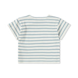 Molo Baby Eivor s/s Tee & Seppo Shorts Set ~ Stream Stripe/Stream