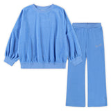 Molo Marika Sweatshirt & Adoria Sweatpants Set ~ Blue Sky Stones