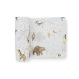 Little Unicorn Cotton Muslin Swaddle ~ Party Animals