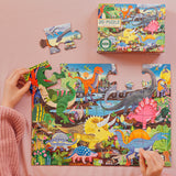 eeBoo Dinosaur Land 20 Piece Puzzle
