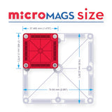 Magna-Tiles Classic & microMAGS Combo 62-Piece Set