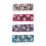 Bari Lynn Fully Crystalized Smiles Hair Clips
