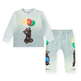 Molo Baby Eloy l/s Tee and Sabb Soft Pants Set ~ Balloons