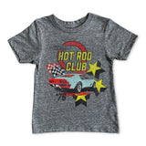 Rowdy Sprout Hot Rod Club s/s T-shirt ~ Tri Grey
