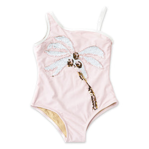 Shade Critters Coco Palm Swimsuit w/ Sequins ~ Pink