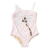 Shade Critters Coco Palm Swimsuit w/ Sequins ~ Pink