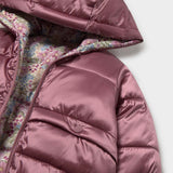 Mayoral Baby Girl Reversible Puffer Coat ~ Violet