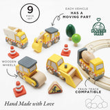 Le Toy Van Construction Vehicles 7pc Set