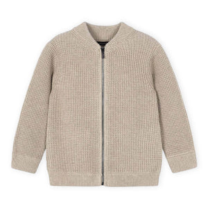Mayoral Boys Knit Zip Cardigan ~ Chai
