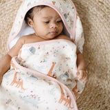 Loulou Lollipop Hooded Towel Set ~ Baby Dinomite