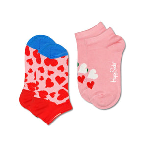 Happy Socks 2 Pack Hearts Low Socks
