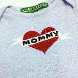 Amber Hagen Mommy Tattoo Knit Romper ~ Blue