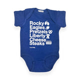 Rocky Eagles Icons Onesie ~ Heather Royal Blue