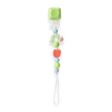 Loulou Lollipop x Eric Carle Beaded Pacifier Clip ~ Caterpillar