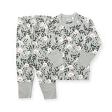 Coccoli l/s Printed Pj Set ~ Lily Pad Floral