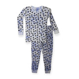 Baby Steps Thermal Pj Set ~ Scribble Hearts & Stars/Lilac
