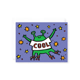 Wrap Cool Alien Greeting Card