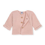 Petit Bateau Knit Cardigan ~ Light Pink