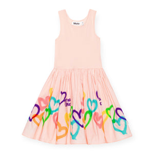 Molo Cassandra Dress ~ Colourful Hearts