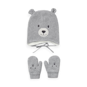 Mayoral Baby Boy Hat & Glove Set ~ Bright Ash