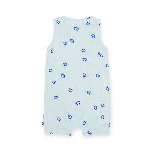 Molo Baby Forever Romper ~  Aquarelle Smile