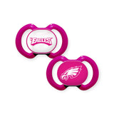 Baby Fanatic NFL Philadelphia Eagles 2-Pack Pacifiers ~ Pink