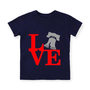 LOVE Liberty Bell Tee ~ Navy