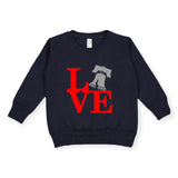 LOVE Liberty Bell Crewneck Sweatshirt ~ Navy