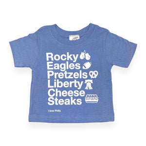 Rocky Eagles Icons Tee ~ Light Blue