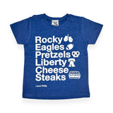 Rocky Eagles Icons Tee ~ Heather Royal Blue