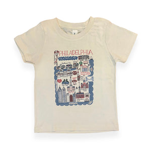 Philadelphia Boutique Art Map Tee