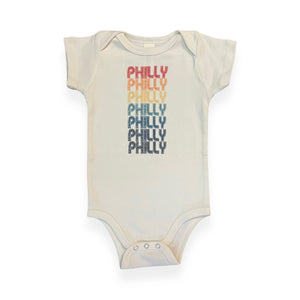 Retro Print Philly Onesie