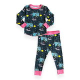 Rowdy Sprout Bowie l/s Pj Set ~ Pink