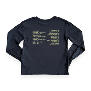 Rowdy Sprout Guns n' Roses l/s Tee ~ Jet Black