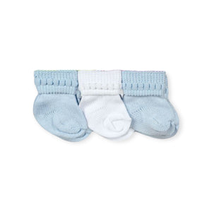 Jefferies Socks Baby Rock-A-Bye Turn Cuff Bubble Socks 6pk