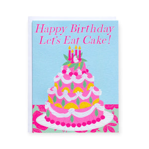 Banquet Workshop Birthday Card ~ Let's Eat Cake
