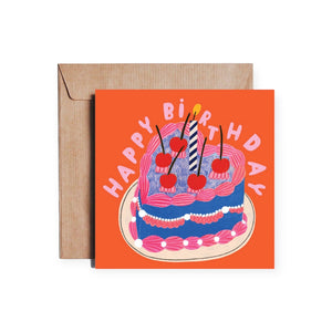 Daria Solak Illustrations Birthday Cake Card