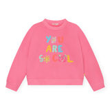 Billieblush You Are So Cool Sweatshirt ~ Medium Pink